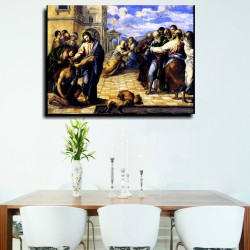 Πίνακας - Αντίγραφο - Healing of the Man Born Blind - El Greco